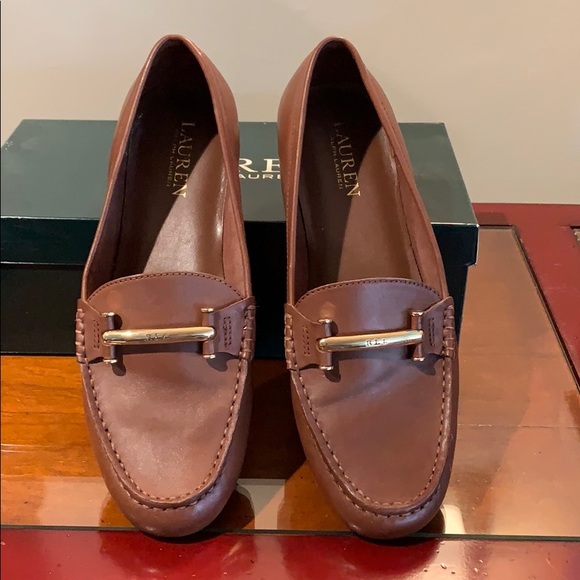 Ralph Lauren Women’s Mid Brown Loafer 9B - Picture 5 of 8